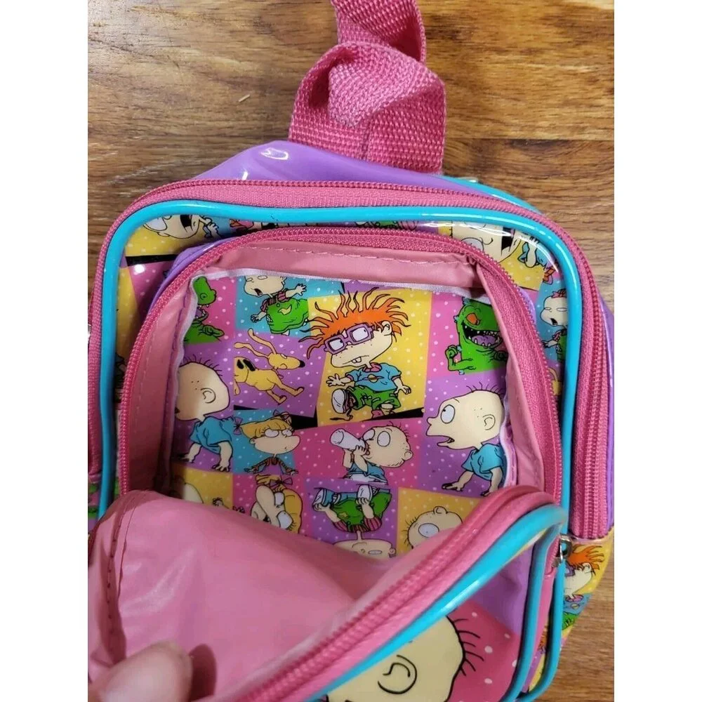 Vintage 90's Nickelodeon RUGRATS Tommy & Angelica MINI‎ BACKPACK Read